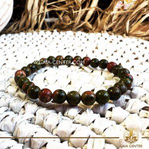 Crystal Bracelet Unakite with Elastic string- made with 6mm gemstone beads. Crystal and Gemstone Jewellery Selection at Gaia Center in Cyprus. Order online, Cyprus islandwide delivery: Limassol, Larnaca, Paphos, Nicosia. Europe and Worldwide shipping.