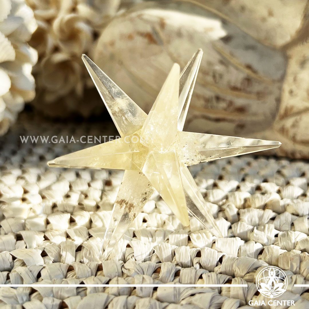 Clear Quartz Crystal Healing Star. Crystal points, towers and obelisks selection at GAIA CENTER Crystal Shop in CYPRUS. Order online, Cyprus islandwide delivery: Limassol, Larnaca, Paphos, Nicosia. Europe and Worldwide shipping.