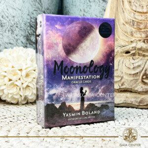 Moonology Manifestation Oracle - Yasmin Boland at Gaia Center Crystals and Incense esoteric Shop Cyprus. Tarot | Oracle | Angel Cards selection order online, Cyprus islandwide delivery: Limassol, Paphos, Larnaca, Nicosia.