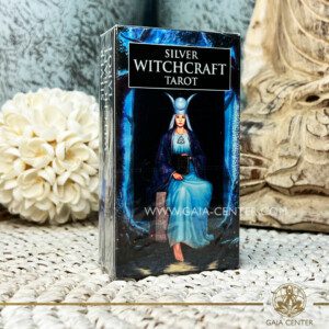 Silver Witchcraft Tarot Cards - Barbara Moore Tarot Cards at Gaia Center Crystals and Incense esoteric Shop Cyprus. Tarot | Oracle | Angel Cards selection order online, Cyprus islandwide delivery: Limassol, Paphos, Larnaca, Nicosia.