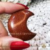 Crystal Moon Shape - Yellow Goldstone. Crystals and Gemstone selection at Gaia Center Crystal Shop Cyprus. Shop online at https://gaia-center.com. Cyprus island delivery: Limassol, Nicosia, Paphos, Larnaca. Europe and Worldwide shipping.