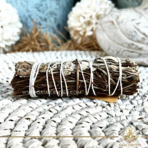 Californian White Sage and Rosemary small smudge stick bundles for smudging ceremonies and space clearing at Gaia Center | Crystals and Incense shop in Cyprus. Order online, Cyprus islandwide delivery: Limassol, Paphos, Larnaca, Nicosia. Europe and worldwide shipping.
