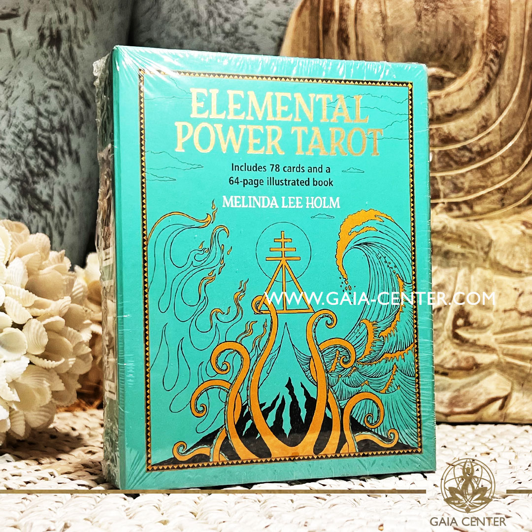 Elemental Power Tarot - Melinda Lee Holm at Gaia Center Crystals and Incense esoteric Shop Cyprus. Tarot | Oracle | Angel Cards selection order online, Cyprus islandwide delivery: Limassol, Paphos, Larnaca, Nicosia.