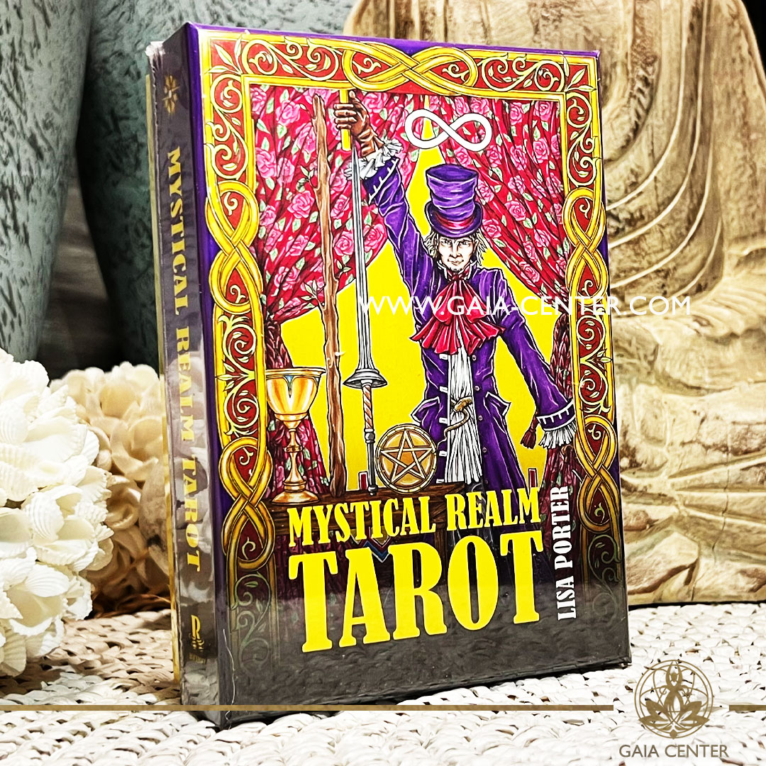 Mystical Realm Tarot - Lisa Porter at Gaia Center Crystals and Incense esoteric Shop Cyprus. Tarot | Oracle | Angel Cards selection order online, Cyprus islandwide delivery: Limassol, Paphos, Larnaca, Nicosia.
