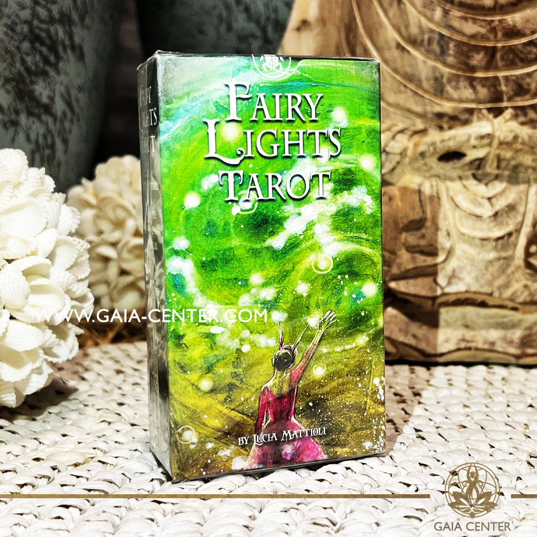 Fairy Lights Tarot Cards Deck at Gaia Center Crystals and Incense esoteric Shop Cyprus. Tarot | Oracle | Angel Cards selection order online, Cyprus islandwide delivery: Limassol, Paphos, Larnaca, Nicosia.