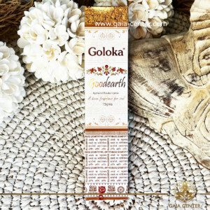 Incense Natural Aroma Incense Sticks Goloka Good Earth. 15g incense sticks in a pack. Order incense sticks, cones, aroma incense holders and burners online at Gaia Center | Aroma Incense Crystal Shop in Cyprus. Cyprus islandwide delivery: Limassol, Nicosia, Larnaca, Paphos. Europe & Worldwide delivery.