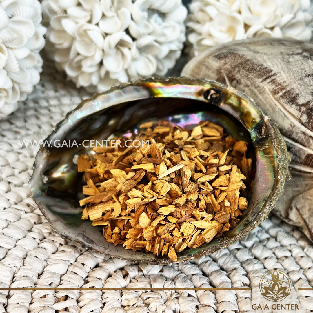 Palo Santo Holy Wood from Peru chips pack of 25g at Gaia Center Crystals and Incense Shop in Cyprus. Shop online for quality Palo Santo and we deliver Cyprus islandwide: Limassol, Paphos, Larnaca, Nicosia