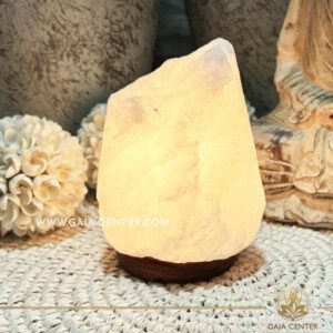 Himalayan Salt Lamp White Rock |2-3kg| at Gaia Center | Crystal Shop in Cyprus. Salt and Selenite crystal lamps selection. Order online: Cyprus islandwide delivery: Limassol, Nicosia, Paphos, Larnaca. Europe and worldwide shipping.