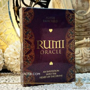Rumi Oracle Cards - Alana Fairchild at Gaia Center Crystals and Incense esoteric Shop Cyprus. Tarot | Oracle | Angel Cards selection order online, Cyprus islandwide delivery: Limassol, Paphos, Larnaca, Nicosia.