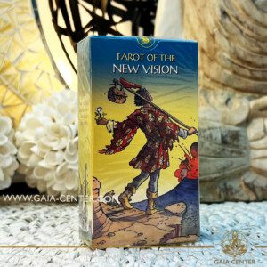 Tarot Of The New Vision Cards at Gaia Center Crystals and Incense esoteric Shop Cyprus. Tarot | Oracle | Angel Cards selection order online, Cyprus islandwide delivery: Limassol, Paphos, Larnaca, Nicosia.