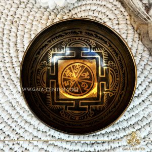 Singing Bowl Hand Carved Yantra Design |15cm| at GAIA CENTER Crystals and Incense Shop in CYPRUS. Original top quality from Nepal. Cyprus delivery: Limassol, Paphos, Nicosia, Larnaca, Paralimni, Strovolos. Including provinces and small suburbs. Europe and International Worldwide shipping. Wholesale and Retail. Shop online for Singing Bowls: https://gaia-center.com