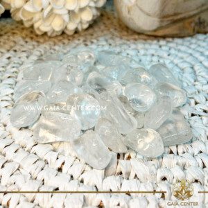 Rock Crystal Quartz Tumbled Stones A-Quality |30mm| at Gaia Center Crystal shop in Cyprus. Crystal and Gemstone Jewellery Selection at Gaia Center in Cyprus. Order online, Cyprus islandwide delivery: Limassol, Larnaca, Paphos, Nicosia. Europe and Worldwide shipping.