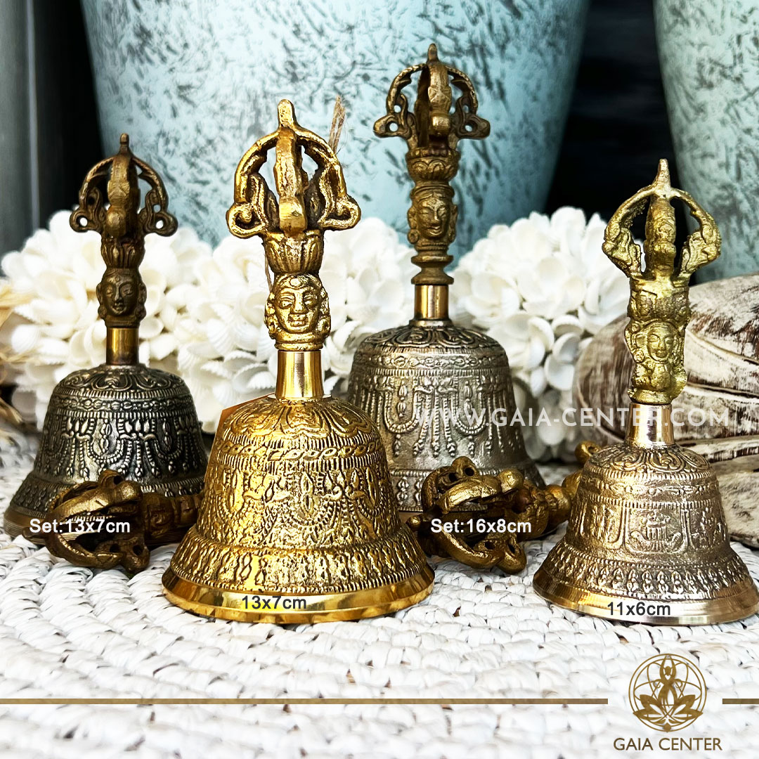 Dorje and Altar Bell set made from Bronze. Signing Bowls and Dorje Bells selection at Gaia Center Crystal Incense Shop in Cyprus. Shop online, islandwide delivery: Limassol, Nicosia, Larnaca, Paphos.