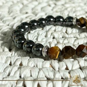 Gemstone Bracelet - Magnetic Tiger's Eye at Gaia Center Crystal shop in Cyprus. Crystal and Gemstone Jewellery Selection at Gaia Center in Cyprus. Order online, Cyprus islandwide delivery: Limassol, Larnaca, Paphos, Nicosia. Europe and Worldwide shipping.