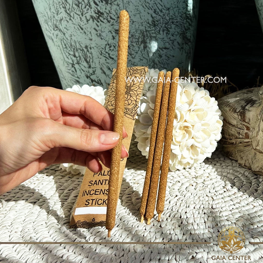 Palo Santo Aroma Incense Sticks from Peru. Order online at Gaia Center | Aroma Incense Shop in Cyprus. Cyprus islandwide delivery: Limassol, Nicosia, Larnaca, Paphos. Europe & Worldwide delivery.