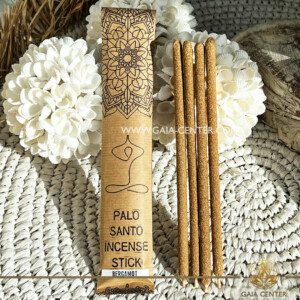 Palo Santo Aroma Incense Sticks Bergamot from Peru. Order online at Gaia Center | Aroma Incense Shop in Cyprus. Cyprus islandwide delivery: Limassol, Nicosia, Larnaca, Paphos. Europe & Worldwide delivery.