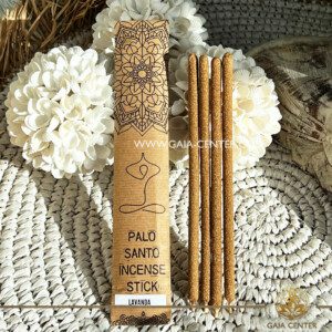 Palo Santo Aroma Incense Sticks Lavender from Peru. Order online at Gaia Center | Aroma Incense Shop in Cyprus. Cyprus islandwide delivery: Limassol, Nicosia, Larnaca, Paphos. Europe & Worldwide delivery.