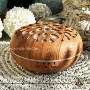 Ultrasonic Aroma Diffuser - Oslo Wooden Design |400ml| Selection of Aroma Humidifiers and Aromatic Essential Oils at Gaia Center Aroma & Crystal shop in Cyprus. Order online, Cyprus islandwide delivery: Limassol, Larnaca, Paphos, Nicosia