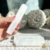 Crystal Bar - White Selenite Stick Rough mineral. Crystal and Gemstone selection at Gaia Center Crystal Shop Cyprus. Shop online at https://gaia-center.com. Cyprus island delivery: Limassol, Nicosia, Paphos, Larnaca. Europe and Worldwide shipping.