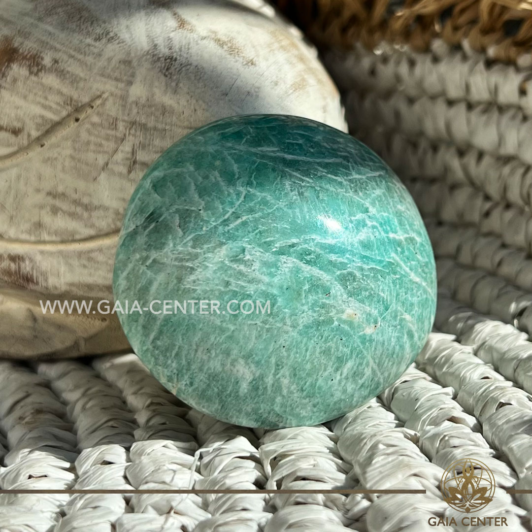 Amazonite Palm Stone Large |60x55mm /114g| Madagascar at GAIA CENTER Crystal Shop in CYPRUS. Crystal jewellery and crystal pendants at Gaia Center crystal shop in Cyprus. Order online top quality crystals, Cyprus islandwide delivery: Limassol, Larnaca, Paphos, Nicosia. Europe and Worldwide shipping.