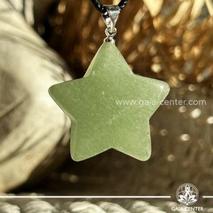 Green Aventurine Crystal Pendant - Puff Heart |Silver Plated Bail| at Gaia Center Crystal shop in Cyprus. Crystal and Gemstone Jewellery Selection at Gaia Center in Cyprus. Order online, Cyprus islandwide delivery: Limassol, Larnaca, Paphos, Nicosia. Europe and Worldwide shipping.