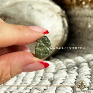 Moldavite Rough |0.40-0.99g| Chlum - Czech Republic. Crystal points, towers and obelisks selection at Gaia Center Crystal shop in Cyprus. Order online, Cyprus islandwide delivery: Limassol, Larnaca, Paphos, Nicosia. Europe and Worldwide shipping.
