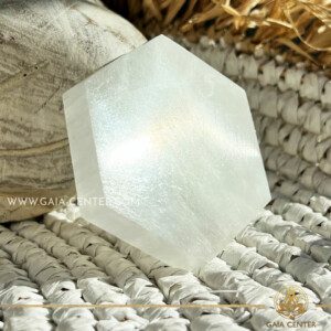 Selenite Hexagon Charging Plate |small 7cm| at Gaia Center Crystal shop in Cyprus. Crystal and Gemstone Jewellery Selection at Gaia Center in Cyprus. Order online, Cyprus islandwide delivery: Limassol, Larnaca, Paphos, Nicosia. Europe and Worldwide shipping.