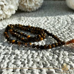 Tiger's Eye Crystal Mala |108 beads with tassel| Jewellery Selection at Gaia Center Crystal Shop in Cyprus. Order online, Cyprus islandwide delivery: Limassol, Larnaca, Paphos, Nicosia. Europe and Worldwide shipping.