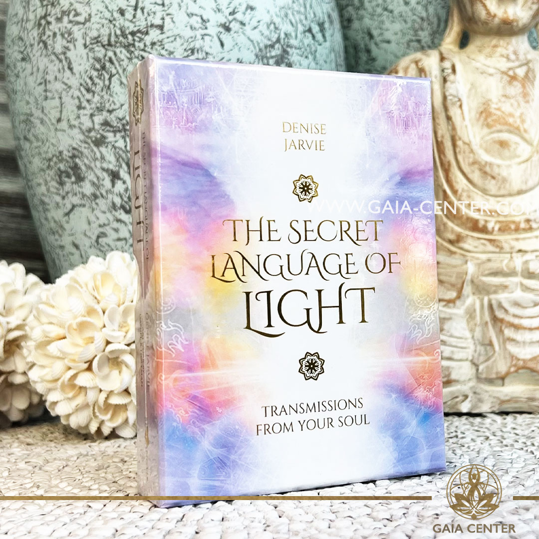 The Secret Language Of Light Cards - Denise Jarvie at Gaia Center Crystals and Incense esoteric Shop Cyprus. Tarot | Oracle | Angel Cards selection order online, Cyprus islandwide delivery: Limassol, Paphos, Larnaca, Nicosia.
