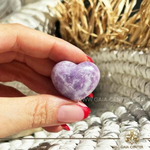 Lepidolite Crystal Puff Heart |Mini size 35x30mm| at GAIA CENTER Crystal Shop CYPRUS. Crystal jewellery and crystal pendants at Gaia Center crystal shop in Cyprus. Order online top quality crystals, Cyprus islandwide delivery: Limassol, Larnaca, Paphos, Nicosia. Europe and Worldwide shipping.