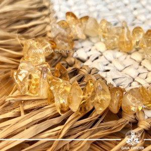 Citrine Crystal Chipstone Bracelet at Gaia Center Crystal shop in Cyprus. Crystal and Gemstone Jewellery Selection at Gaia Center in Cyprus. Order online, Cyprus islandwide delivery: Limassol, Larnaca, Paphos, Nicosia. Europe and Worldwide shipping.