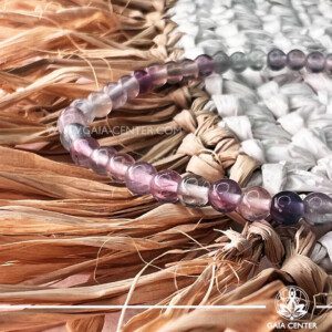 Fluorite Crystal Bracelet |4mm small beads| at Gaia Center Crystal shop in Cyprus. Crystal and Gemstone Jewellery Selection at Gaia Center in Cyprus. Order online, Cyprus islandwide delivery: Limassol, Larnaca, Paphos, Nicosia. Europe and Worldwide shipping.