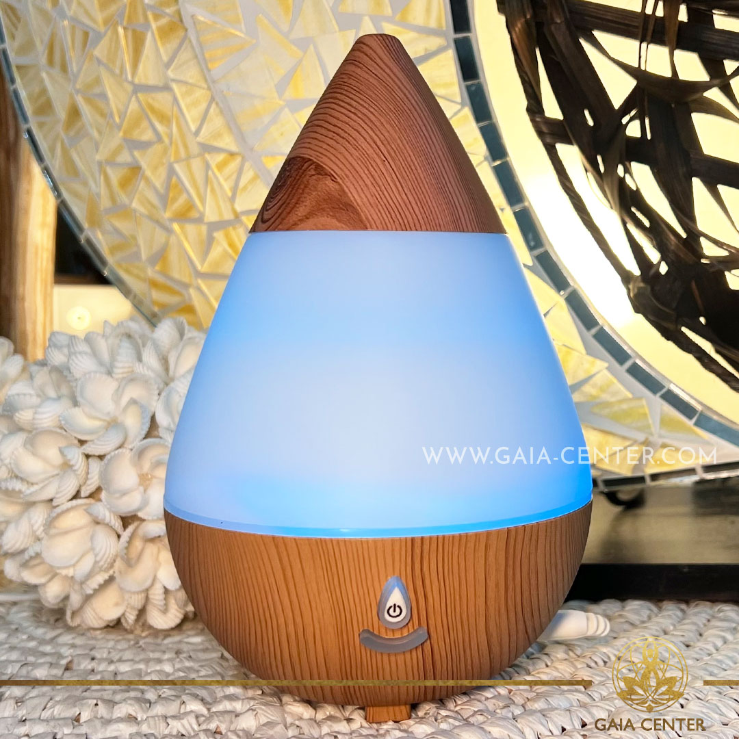 Teardrop Aroma Atomiser Oil Diffuser - USB - LED Colours |235ml| Selection of Aroma Humidifiers and Aromatic Essential Oils at Gaia Center Aroma & Crystal shop in Cyprus. Order online, Cyprus islandwide delivery: Limassol, Larnaca, Paphos, Nicosia