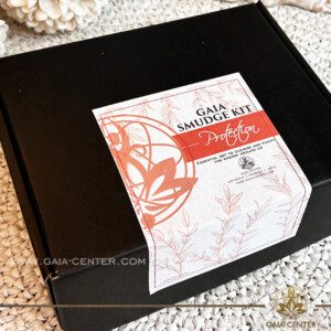 Gaia Smudge Box Gift Set - Protection for Christmas at GAIA CENTER Crystal shop in Cyprus. Order Gift sets online, Cyprus islandwide delivery: Limassol, Larnaca, Paphos, Nicosia. Europe and Worldwide shipping.