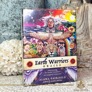Earth Warriors Oracle by Alana Fairchild at Gaia Center Crystals and Incense esoteric Shop Cyprus. Unveiling the Power of Earth Warriors Oracle by Alana Fairchild: A Spiritual Journey into Wisdom and Guidance. Alana Fairchild, a highly respected spiritual teacher and author, has gifted the world with the Earth Warriors Oracle – a deck that serves as a bridge between the earthly and spiritual realms. With 44 beautifully illustrated cards, each carrying its unique energy, the deck provides a sacred space for seekers to explore their inner landscapes. Tarot | Oracle | Angel Cards selection order online, Cyprus islandwide delivery: Limassol, Paphos, Larnaca, Nicosia.