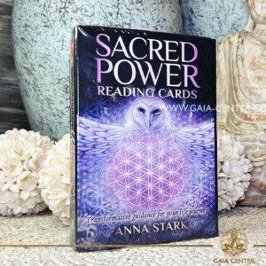 Sacred Power Reading Cards - Anna Stark at Gaia Center Crystals and Incense esoteric Shop Cyprus. Tarot | Oracle | Angel Cards selection order online, Cyprus islandwide delivery: Limassol, Paphos, Larnaca, Nicosia.
