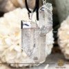 Rock Clear Crystal Quartz Natural Pendants - Polished Point from Brazil at GAIA CENTER Crystal Shop in CYPRUS. Clear Quartz is often used to cleanse, open, activate, and align all of the chakras. Crystal and Gemstone Jewellery Selection at Gaia Center in Cyprus. Order online, Cyprus islandwide delivery: Limassol, Larnaca, Paphos, Nicosia. Europe and Worldwide shipping.