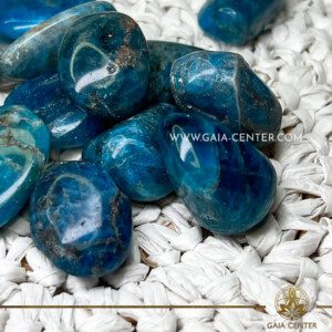 Apatite Polished Tumbled stones crystals at GAIA CENTER | Crystal Shop in Cyprus. Apatite is known as the gemstone of manifestation as it helps you see things more clearly Selection of top quality crystals available at our crystal shop in Cyprus. Cyprus islandwide delivery: Limassol, Paphos, Larnaca, Nicosia