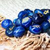 Blue Onyx Rune Stones at Gaia Center Crystal shop in Cyprus. Blue Onyx is associated with enhancing communication skills and promoting articulate expression. When used in Rune Stones, it may aid in conveying messages and insights more clearly during divination sessions. Order crystals online, Cyprus islandwide delivery: Limassol, Larnaca, Paphos, Nicosia. Europe and Worldwide shipping.