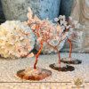 Rock Quartz Crystal Tree with Black Agate Base |35 stones| at Gaia Center Crystal shop in Cyprus. Rock Quartz, known as the "Master Healer," is believed to amplify clarity of thought and enhance mental focus. The crystal tree may radiate these qualities, promoting clear thinking and decision-making. Order crystals online, Cyprus islandwide delivery: Limassol, Larnaca, Paphos, Nicosia. Europe and Worldwide shipping.