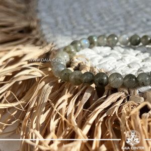 Crystal Bracelet Labradorite with Elastic string- made with 6mm gemstone beads. Crystal and Gemstone Jewellery Selection at Gaia Center Crystal Shop in Cyprus. Order crystals online, Cyprus islandwide delivery: Limassol, Larnaca, Paphos, Nicosia. Europe and Worldwide shipping.