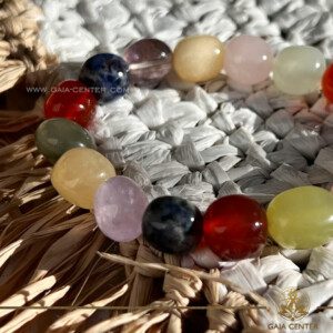 Mixed Crystal Bracelet elastic string at GAIA CENTER Crystal Shop in Cyprus. Crystal jewellery and crystal pendants at Gaia Center crystal shop in Cyprus. Order online top quality crystals, Cyprus islandwide delivery: Limassol, Larnaca, Paphos, Nicosia. Europe and Worldwide shipping.