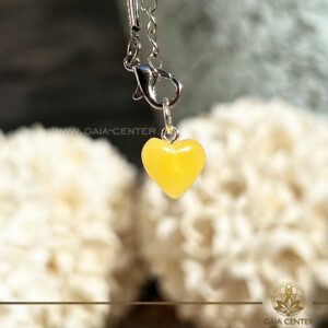Butterscotch Amber Heart Pendant | S925 Sterling Silver at GAIA CENTER Crystal Shop in Cyprus. Crystal and Gemstone Jewellery Selection at Gaia Center Crystal shop in Cyprus. Order online, Cyprus islandwide delivery: Limassol, Larnaca, Paphos, Nicosia. Europe and Worldwide shipping.