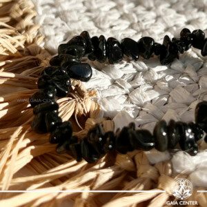 Black Obsidian Crystal Freeform Bracelet at Gaia Center Crystal shop in Cyprus. Crystal and Gemstone Jewellery Selection at Gaia Center in Cyprus. Order online, Cyprus islandwide delivery: Limassol, Larnaca, Paphos, Nicosia. Europe and Worldwide shipping.