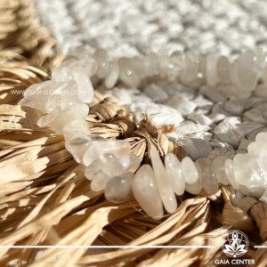 Moonstone Rainbow Bracelet Freeform Chip at Gaia Center Crystal shop in Cyprus. Crystal and Gemstone Jewellery Selection at Gaia Center in Cyprus. Order online, Cyprus islandwide delivery: Limassol, Larnaca, Paphos, Nicosia. Europe and Worldwide shipping.
