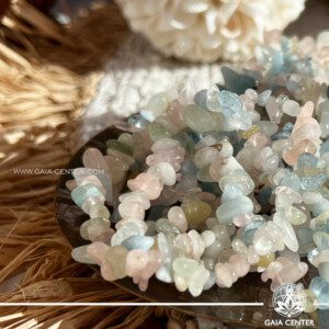 Morganite Bracelet Freeform Chip at Gaia Center Crystal shop in Cyprus. Crystal and Gemstone Jewellery Selection at Gaia Center in Cyprus. Order online, Cyprus islandwide delivery: Limassol, Larnaca, Paphos, Nicosia. Europe and Worldwide shipping.