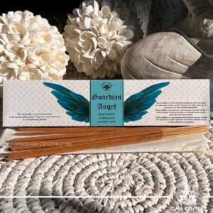 Aroma Incense Sticks Guardian Angel fragrance by Green Tree brand. 15grams incense pack. Selection of natural incense sticks at GAIA CENTER | Crystals and Incense aroma shop in Cyprus. Order incense sticks and aroma burners online, Cyprus islandwide delivery: Nicosia, Paphos, Limassol, Larnaca