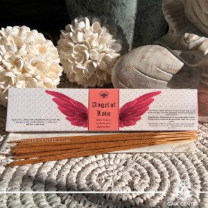 Aroma Incense Sticks Angel of Love fragrance by Green Tree brand. 15grams incense pack. Selection of natural incense sticks at GAIA CENTER | Crystals and Incense aroma shop in Cyprus. Order incense sticks and aroma burners online, Cyprus islandwide delivery: Nicosia, Paphos, Limassol, Larnaca