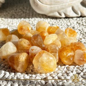 Golden Healer Quartz Polished Tumbled stones from Brazil at GAIA CENTER | Crystal Shop in Cyprus. Selection of top quality crystals available at our crystal shop in Cyprus. Cyprus islandwide delivery: Limassol, Paphos, Larnaca, Nicosia