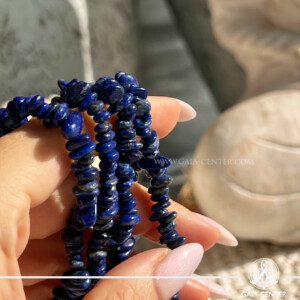 Lapis Lazuli Crystal Chips Bracelet |Afganistan| at Gaia Center Crystal shop in Cyprus. Known for its deep blue hue and powerful metaphysical properties, Lapis Lazuli is believed to promote clarity, truth, and self-awareness. This stunning bracelet is perfect for balancing the mind, boosting creativity, and supporting spiritual growth. Order and buy crystals online, Cyprus islandwide delivery: Limassol, Larnaca, Paphos, Nicosia. Europe and Worldwide shipping.